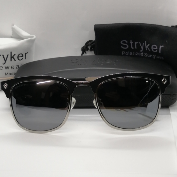 New Stryker Polarized Sunglass ST06217 Black Mirro - Picture 3 of 10